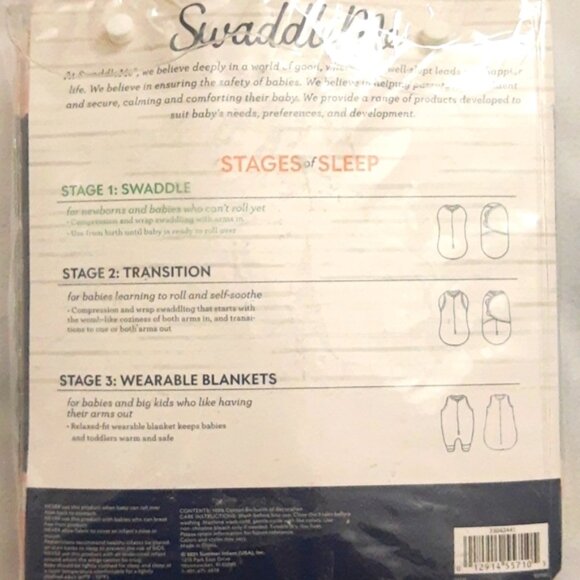 SwaddleMe Original Stage 1 Adjustable Wrap 3-Pack, Newborn Baby Infant S-M NEW - Picture 3 of 9